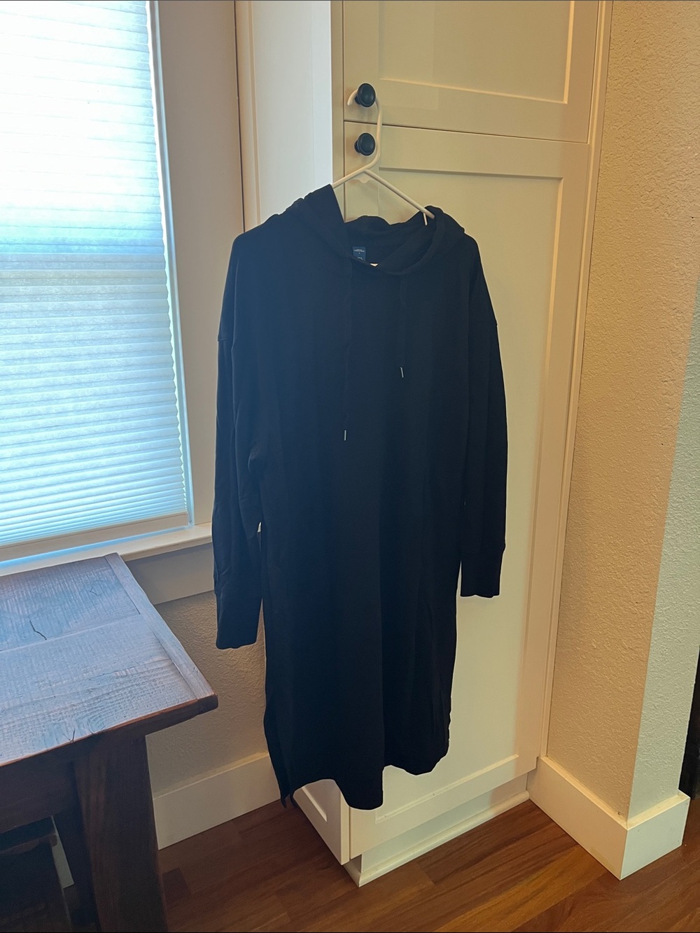 Old Navy Live-In French Terry Hoodie Dress - Black Large
